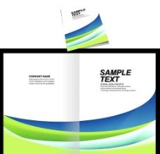 企业画册绿色环保封面图片