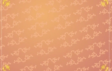 欧式边框深橘色欧式图案背景图片