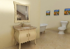 浴室柜现代浴室设计图片