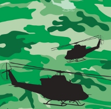 迷彩绿直升飞机图片