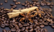 咖啡杯咖啡咖啡豆茴香图片