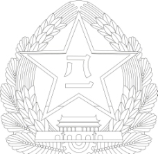 陆军胸标 手绘图片
