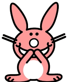 粉兔子图片