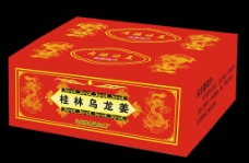 乌龙姜盒子（展开图）图片