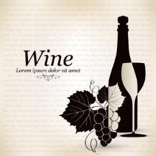 葡萄酒创意设计矢量素材