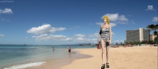 第一沙滩上的芭比娃娃图片