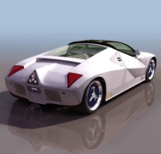 豪华轿车3D模型图片
