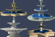 其他设计喷泉模型方案图片