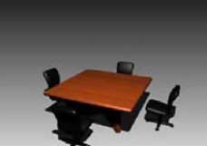 办公桌模型办公桌3D办公家具模型20080918更新96
