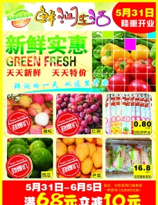 生鲜水果超市开业图片