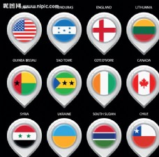 世界国旗世界各国国旗图标