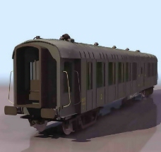 3D车模火车3d模型5