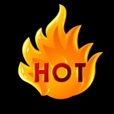 店铺装修图标 装修热门图标 hot标志