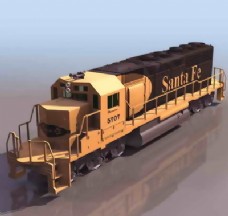 3D车模火车3d模型7