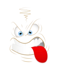 顽皮逗弄舌面矢量