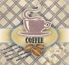 咖啡杯咖啡标签图片