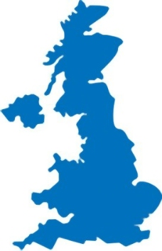 英国地图剪贴画