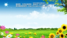 春季蓝天白云图片