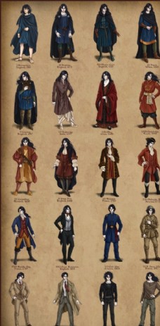 欧洲中世纪服饰2图片