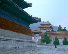 清宫格格北京皇家宫殿明清建筑风格城楼大门围墙