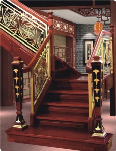 中式楼梯装