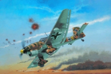 JU 87俯冲轰炸机图片