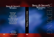 婚庆DVD盒封面标签模板PSD素材