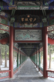 北京颐和园长廊图片