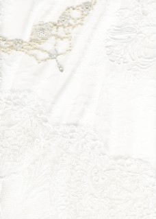 美丽的白色纺织婚礼背景