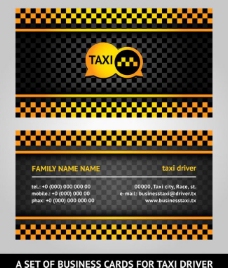 名片模板出租车taxi图片