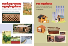 木质家具画册设计psd素材