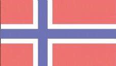 矢量挪威国旗