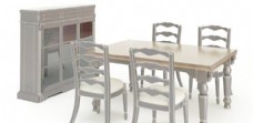 餐桌组合桌椅组合橱柜餐桌椅子06