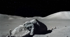 月球表面太空登月月球图片